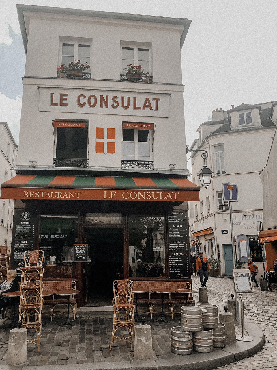 The famous restaurant Le Consulat located in Paris, Montmartre
